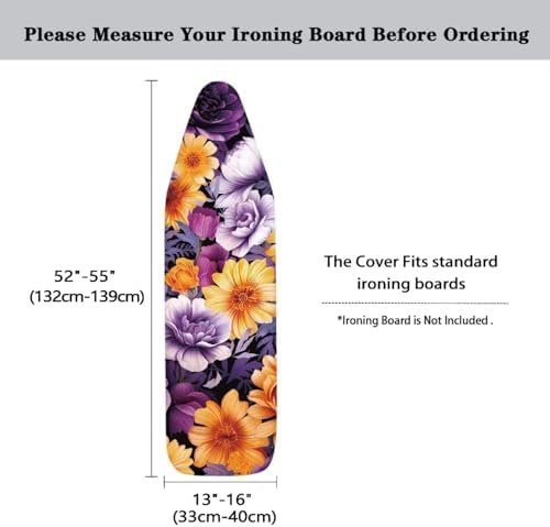 Ironing Board Cover Heavy Duty Ironing Board Pad Covers Vintage Flower Iron Pad - Image 5