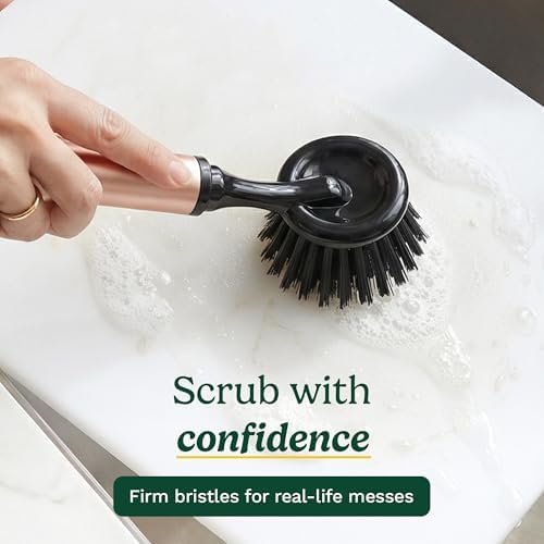 Cuisinart Dish Brush with Handle, 2 Pack, Firm Bristles - Image 3