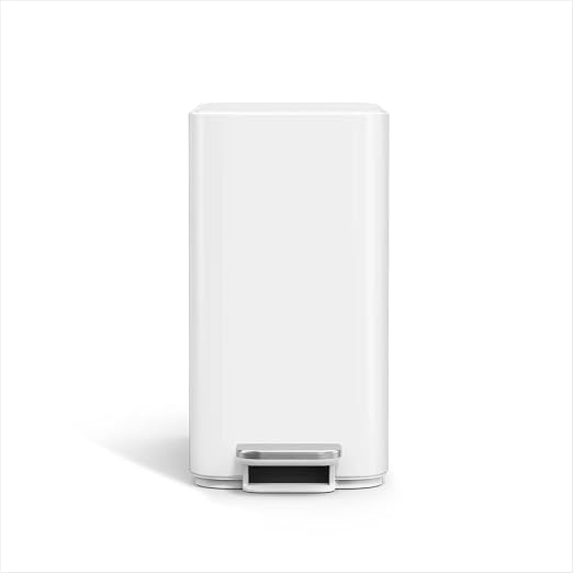 simplehuman Slim Step Can, 9L / 2.4 Gallon Primary Bathroom Trash Can, Liner by Unknown