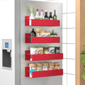 HuggieGems 4 Pack Magnetic Spice Storage Rack Organizer by HuggieGems