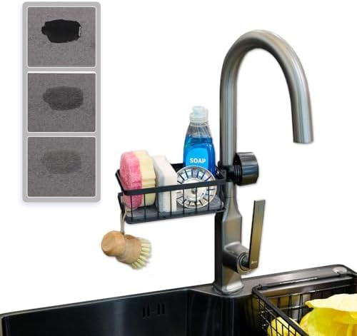 Sponge Holder Over Faucet Caddy by Seltomer