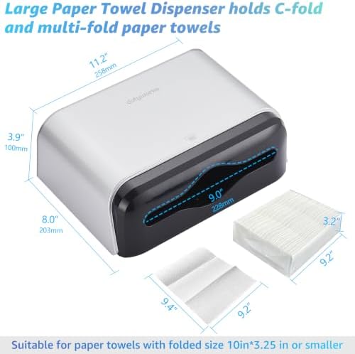 Multifold Paper Towel Dispenser Wall Mount - Image 5