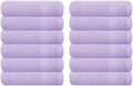 GLAMBURG Ultra Soft 12-Piece Washcloths Set 13x13-100% Ringspun Cotton by GLAMBURG