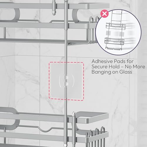 SWTYMIKI Over the Door Shower Caddy Hanging - Image 5