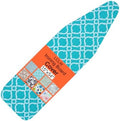 Ironing Board Cover and Pad Standard Size 15" x 54", 3 Pairs of Hook and Loop by LCLW
