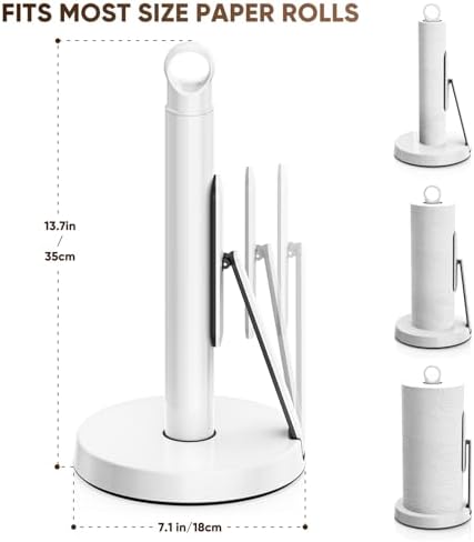 theaoo Heavy-Duty Paper Towel Holder - Image 2