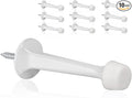 10 Pack Solid Rigid Door Stops by KOVOSCH
