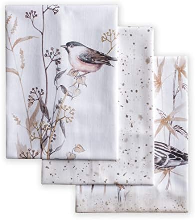 Maison d' Hermine Kitchen Towels Set of 3 Reusable 100% Cotton 27.50" x 20" by MaisondHermine
