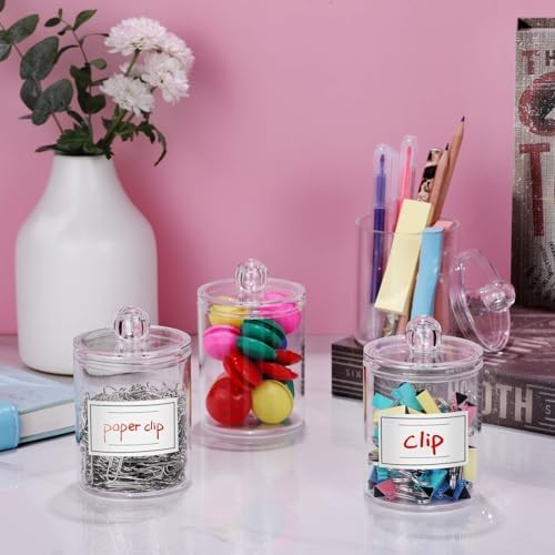 4 Pack Acrylic Qtip Holder Dispenser - Image 6