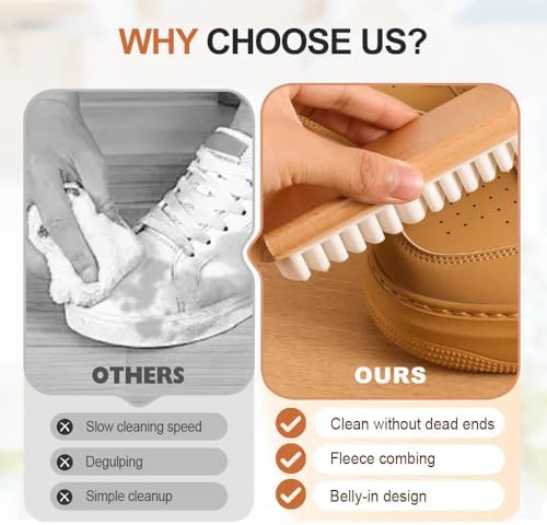 Rubber Shoe Brush for Cleaning, Polish Eraser Suede Brush for Shoes Boots - Image 6