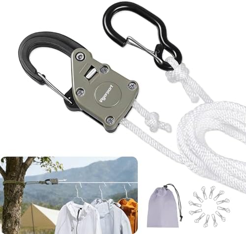 Vigorport Retractable Clothes Line Outdoors by Vigorport