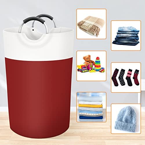BlissTotes 115L Laundry Basket, Freestanding Collapsible Hamper - Image 4