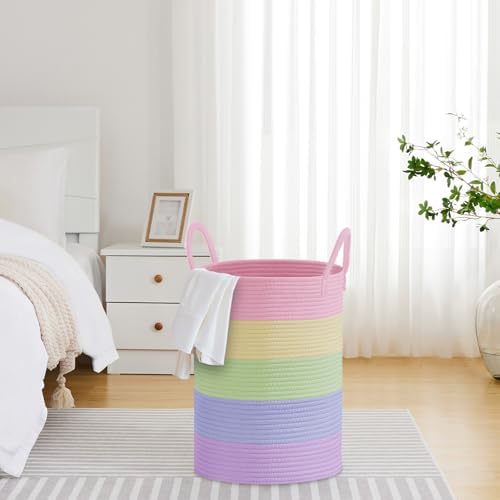 VIPOSCO 72L Tall Woven Laundry Basket Hamper - Image 4