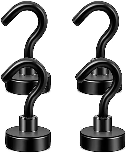 Neosmuk Magnetic Hooks for Cruise Cabins, 30lb Heavy Duty, 4 Pack by Neosmuk