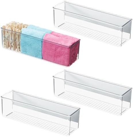 iDesign Magnetic Clear Plastic Organizer Bins by iDesign