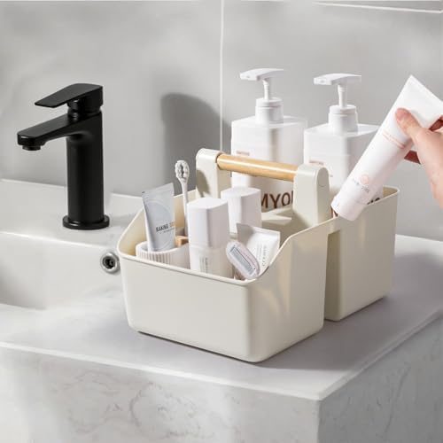 rejomiik Plastic Shower Caddy, Portable Basket - Image 2