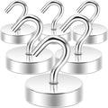 Neosmuk Magnetic Hooks, 60 lb+ Heavy Duty Neodymium Magnet by Neosmuk