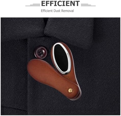 Wool Coat Brush Dual-Sided Foldable Wooden Lint Remover - Image 3