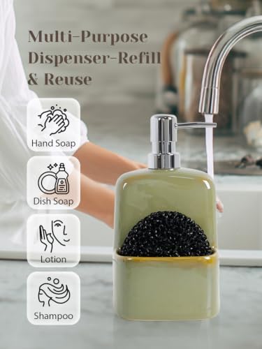 INGOFIN Ceramic Dish Soap Dispenser - Image 6