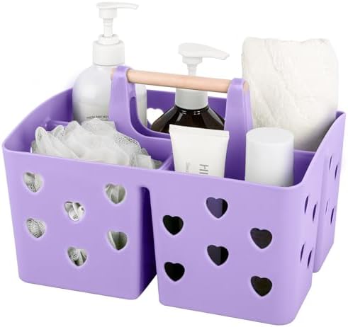Portable Shower Caddy Plastic Shower Basket Organizer by Anyoifax