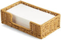 Napkin Holder for Bathroom, Woven Wicker Synthetic Rattan Guest Towel Holder by Unknown