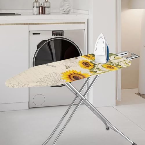 Sunflower Ironing Board Pad, Butterfly Ironing Board Cover 15" x 54" Scorch - Image 2