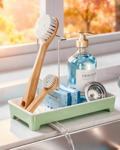 Minimalist Sink Caddy, Rustproof Sponge Holder by Unknown