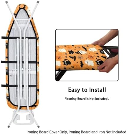 Ghost Heavy Duty Ironing Board Cover and Pad Thick Stain Resistant Padding - Image 4