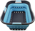 SAMMART 42L Collapsible Plastic Laundry Basket by SAMMART