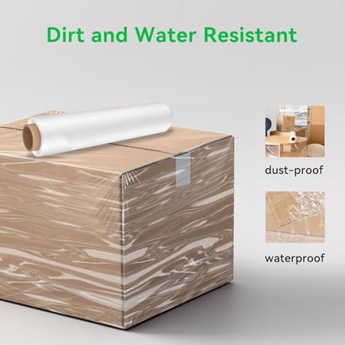 18in Stretch Wrap Roll, Heavy Duty 1500ft Shrink Wrap, Pallet Wrap 4 Pack - Image 4