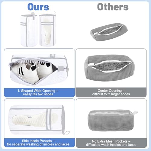 2 PCS Shoe Washing Machine Bags Laundry Shoe Bag - Image 3