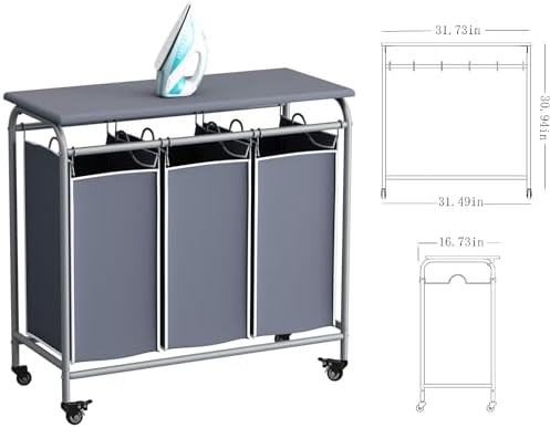 LINZINAR 3-Bag Laundry Hamper - Image 6