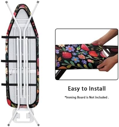 Mushroom Floral Ironing Board Cover Dust Covers Standard Ironing Board Full Size - Image 4