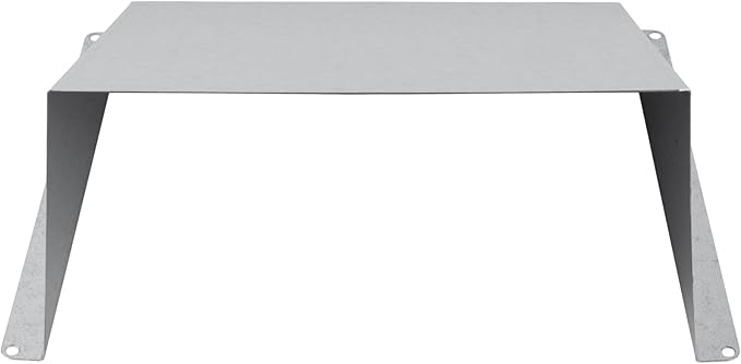 8" x 8" Galvanized Steel Vent Cover - Duct Exhaust/Inlet Rain Deflector - Weatherproof Guard for Open Ventilation Systems - Indoor/Outdoor Vent Hood - Air Vent Grille Protection Roof