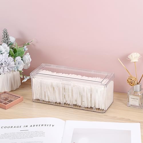 Clean Pads Container for Bathroom, Plastic Makeup Sponge Organizer - Image 4