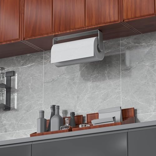 Mbillion Brushed Silver SUS304 Paper Towel Holder 2 Pack - Image 2