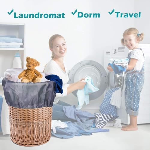 Coomee Heavy Duty Laundry Bag, 2 Pack XXL Nylon Laundry Bags - Image 5