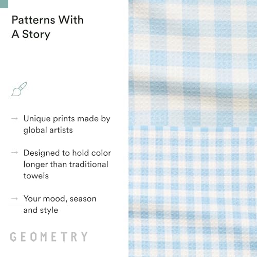 GEOMETRY Tea Towels – Spring & Summer Collection – Quick-Dry, Ultra-Absorbent - Image 5