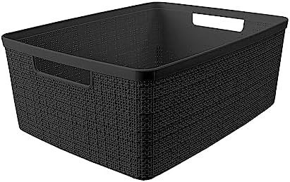 Curver Set of 6 Medium 12L Jute Decorative Plastic Organization and Storage - Image 4