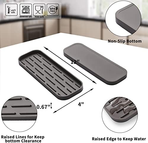 MicoYang Silicone Kitchen Sink Organizer Tray - Image 2