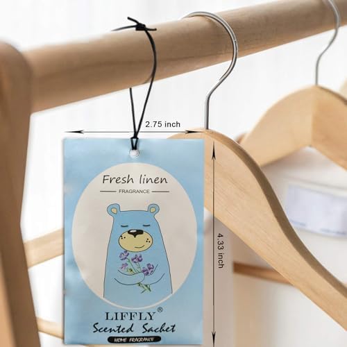 14 Packs Fresh Linen Scented Sachets Bags fit Drawers and Closets Gift Box - Image 5