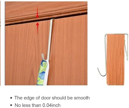 1PC Hanging Laundry Hamper Bag Over the Door Laundry Hamper Wall Hamper Large - Image 5