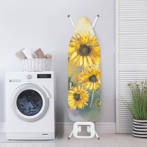 Sunflower Ironing Board Cover and Pad Extra Thick Heavy Duty Padded 3 Layers - Image 4