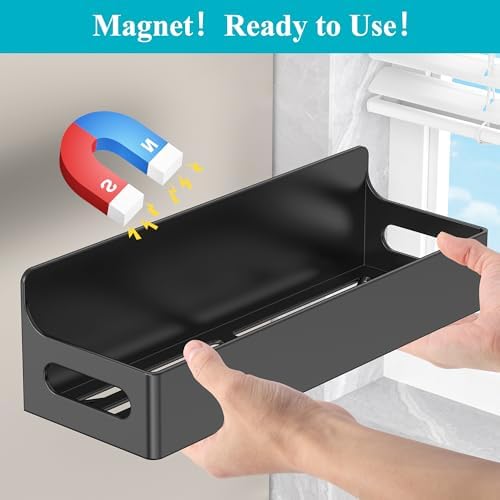HuggieGems Black Magnetic Spice Rack - Image 4