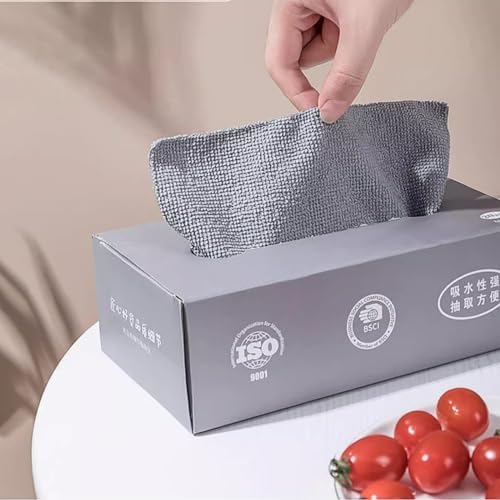 Microfiber Cleaning Cloths, Reusable Cleaning Towels in Box, Microfiber Lint - Image 6