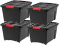 IRIS USA 4-Pack 32 Quart Storage Bins by IRISUSA
