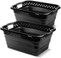 CleverMade Collapsible Laundry Basket, 39L Capacity, Foldable to 3.15 Inches by CleverMade