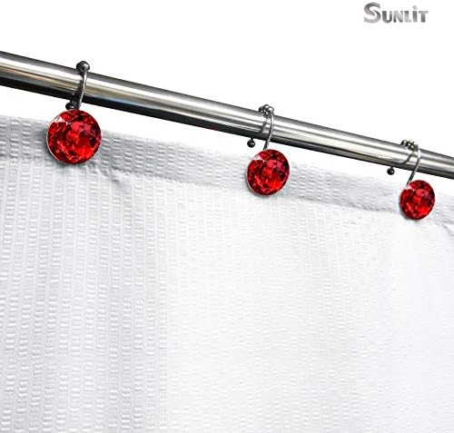 Sunlit Luxury Design Round Red Diamond Crystal Gem Bling - Image 4