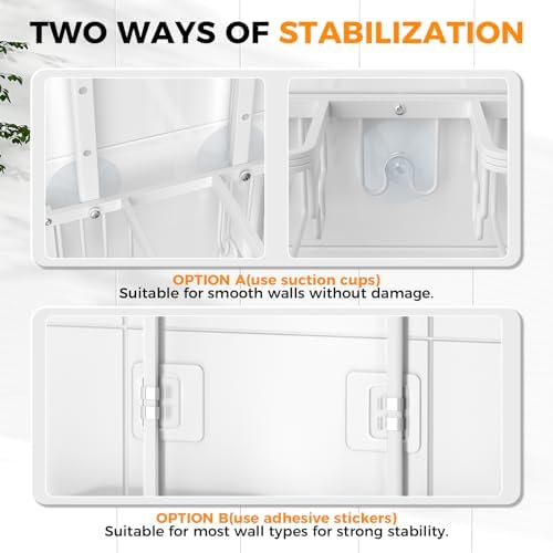 Adjustable Aluminum Shower Caddy Hanging - Image 5
