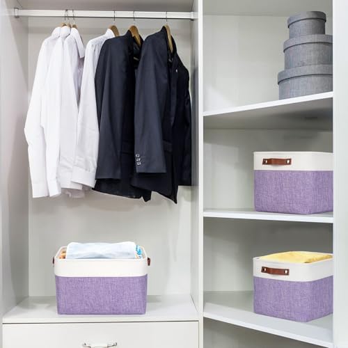 Bagnizer Storage Bins Large Fabric Storage Baskets - Image 2